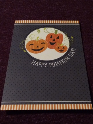 Halloween Card - Happy Pumpkin Day!