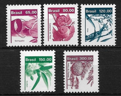 1984 Brazil Sc1334-8 MNH Agriculture set of 5