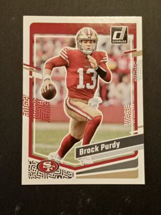 San Francisco 49ers Brock Purdy Football Card