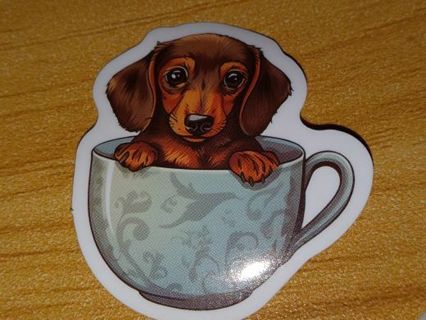 Cute new 1⃣ small vinyl lap top sticker no refunds regular mail very nice quality