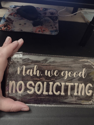 Sign - No Soliciting