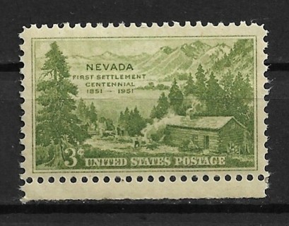 1951 Sc999 3¢ Nevada Settlement MNH