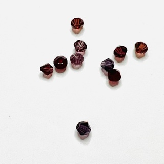 Purple Faceted 5 mm Bicone beads