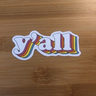 Y’all Sticker