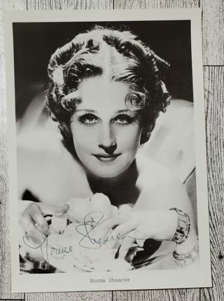 Norma Shearer 5 x 7" Glossy Photo