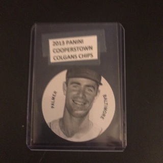 2013 Panini Cooperstown Colgans Chips-Jim Palmer