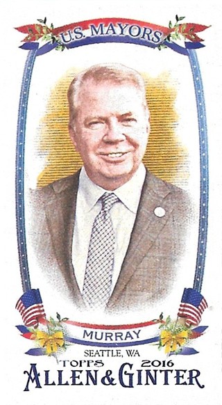  2016 Topps Allen and Ginter Mini US Mayors #USM21 Ed Murray