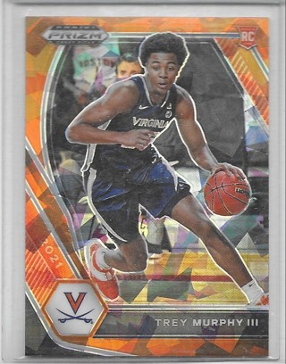 Trey Murphy 2021-22 Prizm Draft Prizms Orange Ice #40