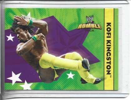 2010 Topps WWF/WWE Kofi Kingston Card #24 