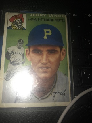 jerry lynch autograph baseball card