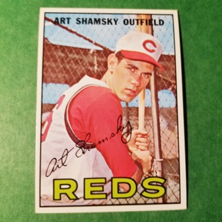 1967 - TOPPS BASEBALL CARD NO. 96 - ART SHAMSKY - REDS - EXMT/NRMT.