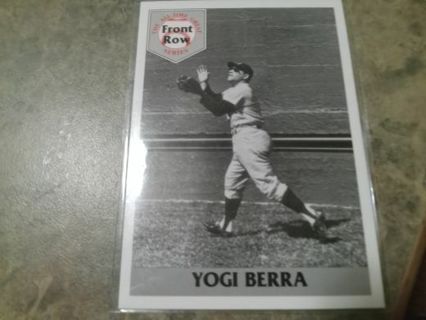 1992 FRONT ROW YOGI BERRA - A PLACE IN COOPERSTOWN BASEBALL CARD