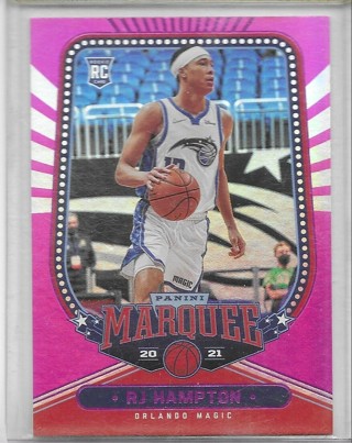 RJ Hampton 2020-21 Chronicles Marquee Pink #239 Rookie Card