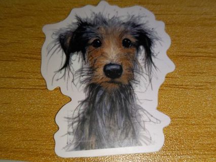 Dog Cute new 1⃣ vinyl lap top sticker no refunds regular mail very nice quality