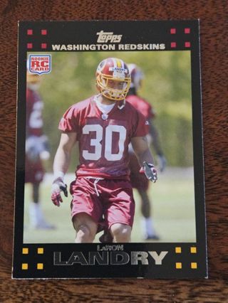 2007 Topps Football trading card.