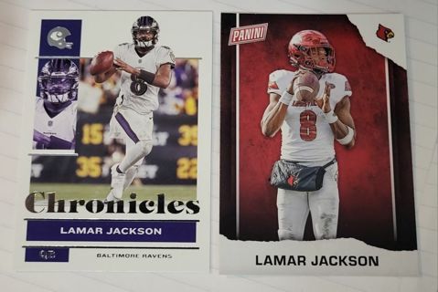 Baltimore Ravens Lamar Jackson cards