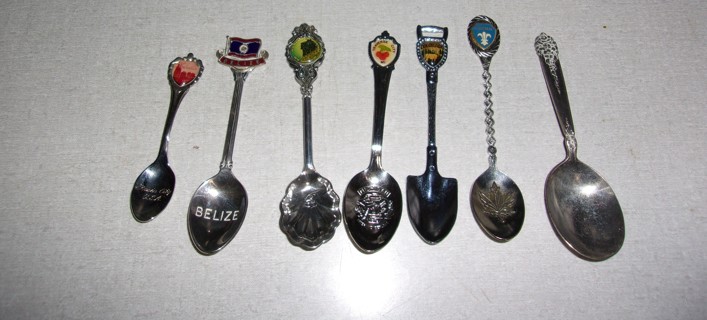 Small Lot Of Collector Spoons 
