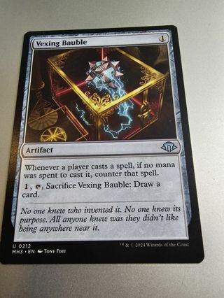 Magic the gathering mtg Vexing Bauble Modern Horizons 3