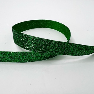 Green Glittery 5/8” Flexible Ribbon 