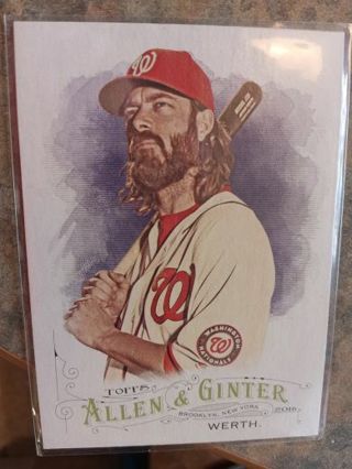 2016 TOPPS ALLEN & GINTER JAYSON WERTH WASHINGTON NATIONALS BASEBALL CARD# 35