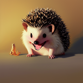 Listia Digital Collectible: Laughing Hedgehog