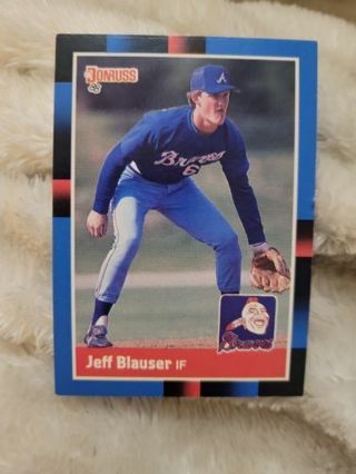 JEFF BLAUSER SPORTS CARD PLUS 2 MYSTERY CARDS