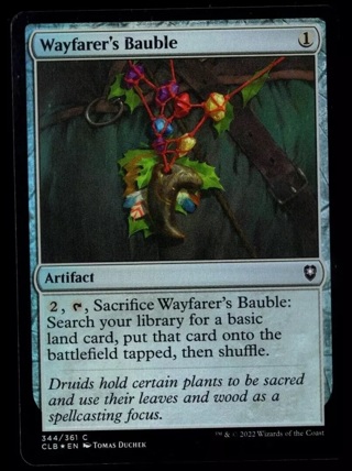 Wayfarer's Bauble 344/361 Common Foil Baldur's Gate Magic The Gathering