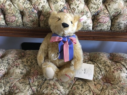 ⭐️ STEIFF: Teddy's Bear - President Roosevelt Bear: Limited to Only 7,500 Made!⭐️ Very RARE