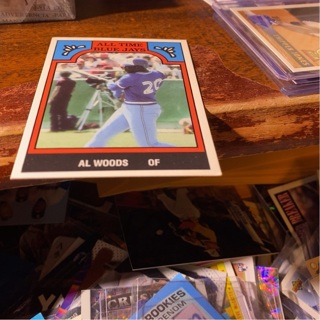 1986 tcma all time blue jays al woods baseball card 