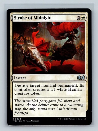 Stroke of Midnight [WOE] NM Uncommon MTG Magic The Gathering