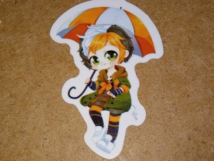 Anime nice vinyl sticker no refunds regular mail only Very nice quality!