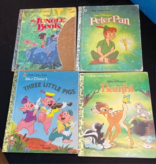 Four Walt Disney Books 