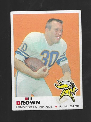 1969 TOPPS BILL BROWN #170