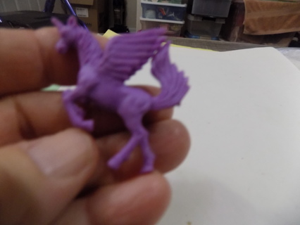 2  1/2 inch purple pegasus unicorn toy