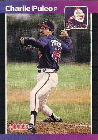 Charlie Puleo 1989 Donruss Atlanta Braves