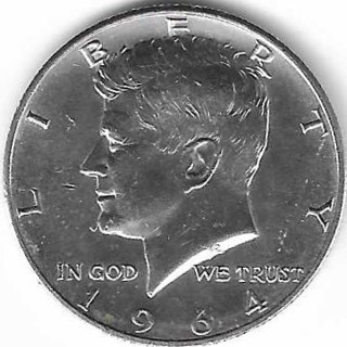 1964-D Kennedy Half Dollar 90% Silver U.S. 50 Cent Coin