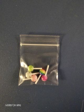 Mini lollipops for nail art