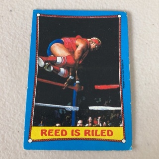 1987 Topps WWF - [Base] #46 Reed Is Riled