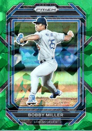 2023 Panini Prizm Bobby Miller Green Ice