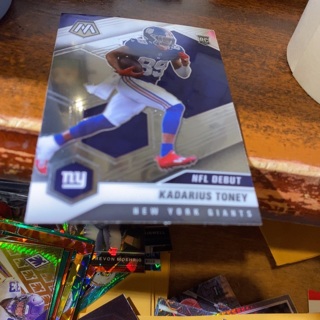 2021 panini mosaic NFL debut kadarius toney rookie football card 