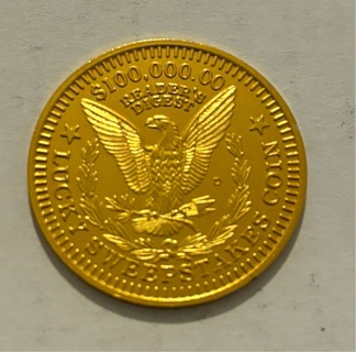 Uncirculated $100,000 Eagle Readers Digest Lucky Sweepstakes Coin