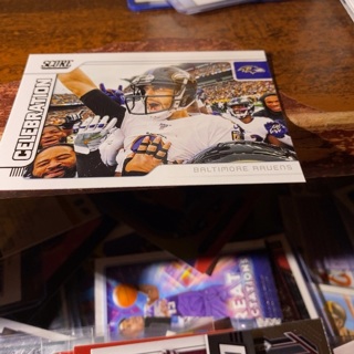 2020 panini score celebration Baltimore Ravens football card 