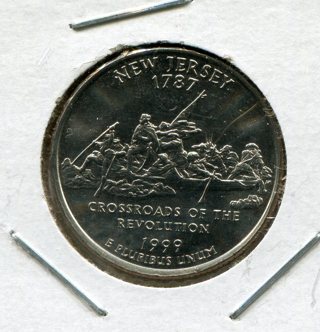 1999 D New Jersey State Quarter-Brilliant Uncirculated