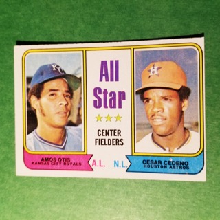 1974 - TOPPS BASEBALL CARD NO. 337 - 1973 ALL STAR CENTER FIELDERS