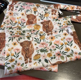 Highland cow bags 