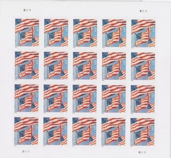 20 Forever. American Flag, Full book, Super Value, Refundable, NOT DROP-SHIPPED, Ships in 1 day.