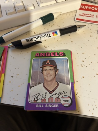 1975 topps  bill singer