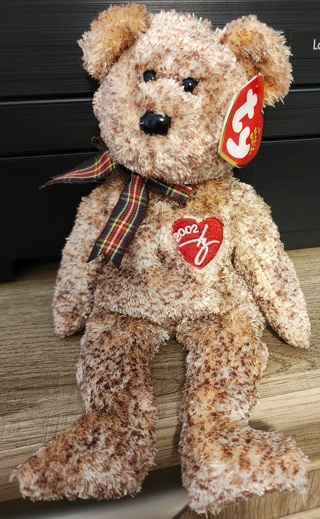 NEW - TY Beanie Baby Bear - "2002 Signature Bear"