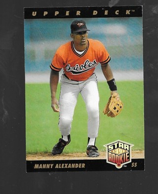 1993 UD MANNY ALEXANDER ROOKIE #5