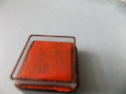 1 inch square orange stamp pad